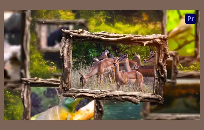 Natural Beauty 3D Frame Design Slideshow
